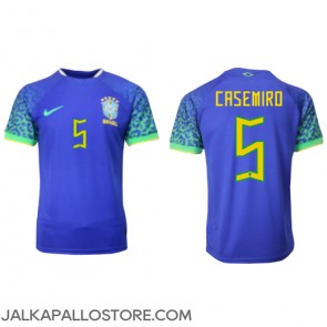 Brasilia Casemiro #5 Vieraspaita MM-kisat 2022 Lyhythihainen